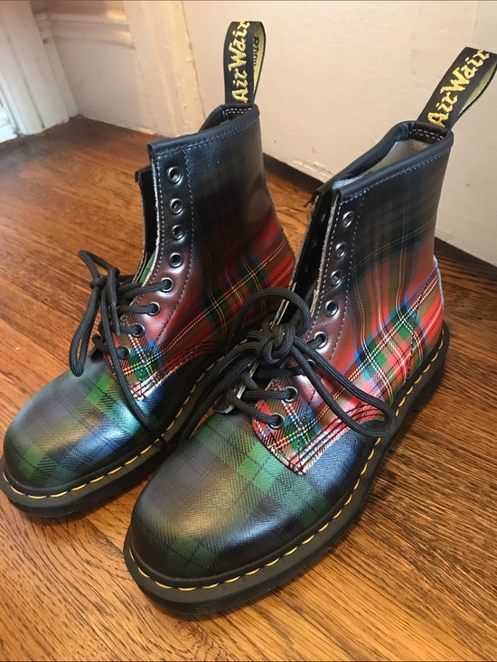 Dr. Martens Shoes - Doc Martens Tartan 1460 Boots / 8 US Ladies, 39 EU